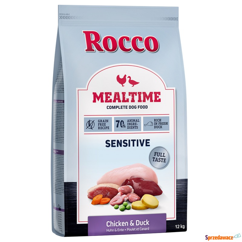 Rocco Mealtime Sensitive, kurczak i kaczka - 12... - Karmy dla psów - Toruń