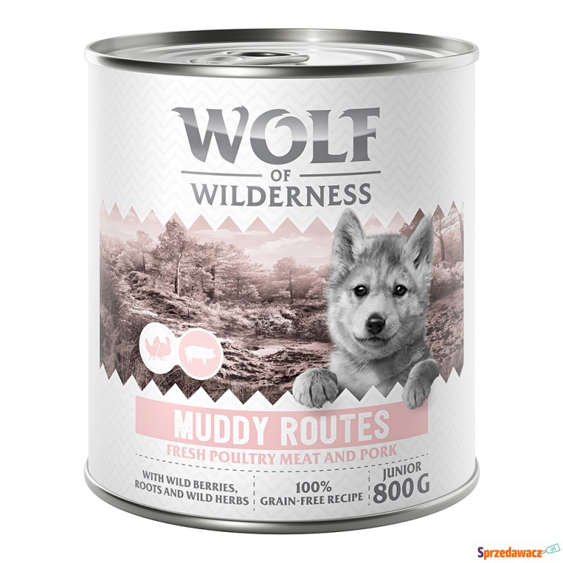 5 + 1 gratis! Wolf of Wilderness “Expedition",... - Karmy dla psów - Konin