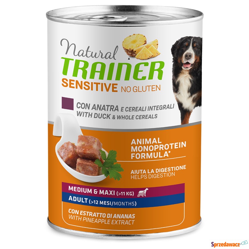 Trainer Natural Sensitive No Gluten Adult  -... - Karmy dla psów - Malbork