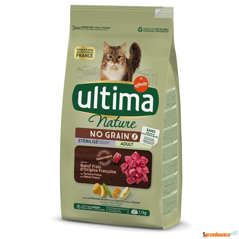 Ultima Nature No Grain Sterilized, wołowina -... - Karmy dla kotów - Bydgoszcz