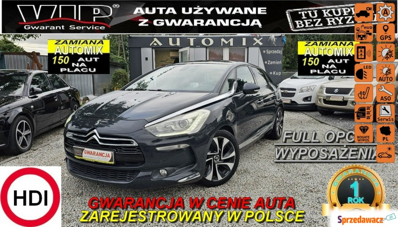 Citroen DS5  Hatchback 2012,  1.6 diesel - Na sprzedaż za 39 900 zł - Świdnica