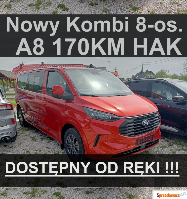 Ford Transit Custom - Nowy Kombi L2 A8 170KM... - Samochody osobowe - Szczecinek