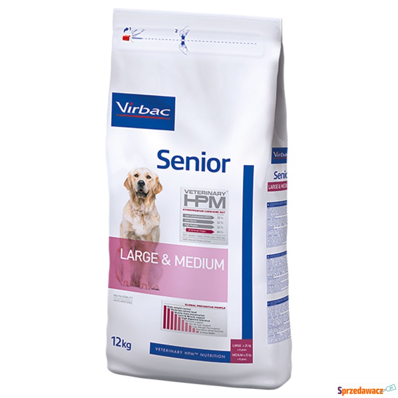 Virbac Veterinary HPM Senior Large & Medium dla... - Karmy dla psów - Piekary Śląskie