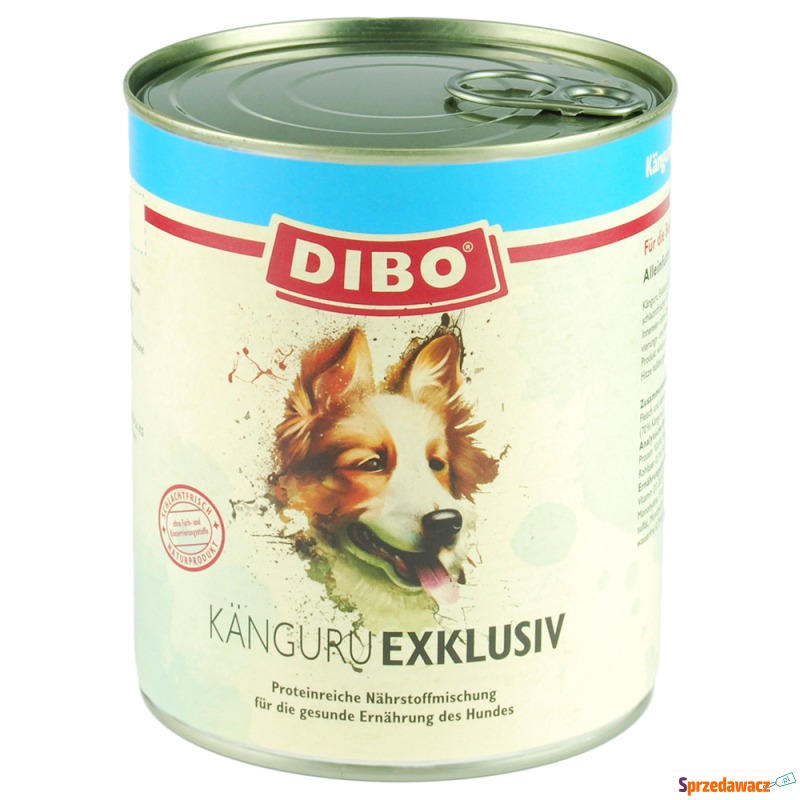 DIBO Exclusive, 6 x 800 g - Kangur - Karmy dla psów - Kielce