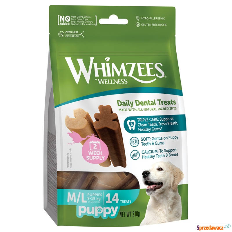 Whimzees by Wellness Sticks Puppy - Rozmiar M/L:... - Przysmaki dla psów - Słupsk