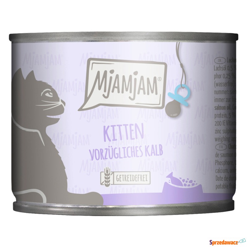 MjAMjAM Kitten, 6 x 200 g - Wykwintna cielęcina... - Karmy dla kotów - Szczecinek