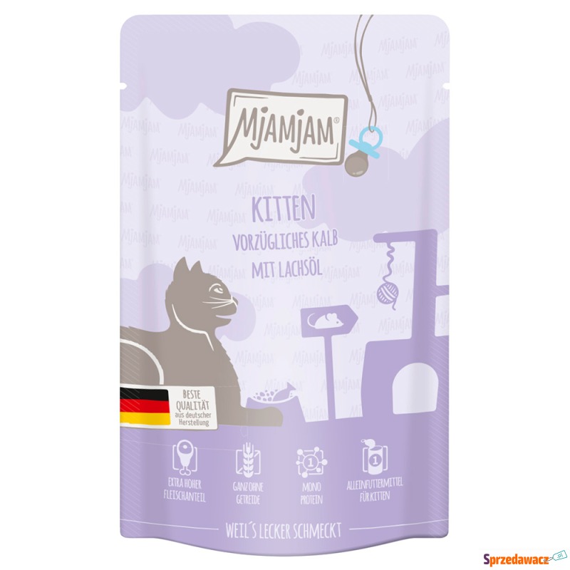 MjAMjAM Quetschie Kitten, 12 x 125 g - Wykwintna... - Karmy dla kotów - Kielce