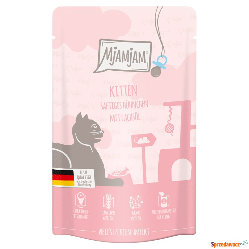 MjAMjAM Quetschie Kitten, 12 x 125 g - Soczysty... - Karmy dla kotów - Ruda Śląska