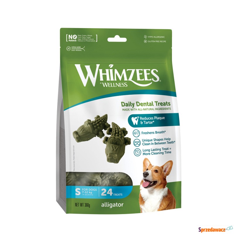 Whimzees by Wellness Alligator Snack - 2 x rozmiar... - Przysmaki dla psów - Toruń