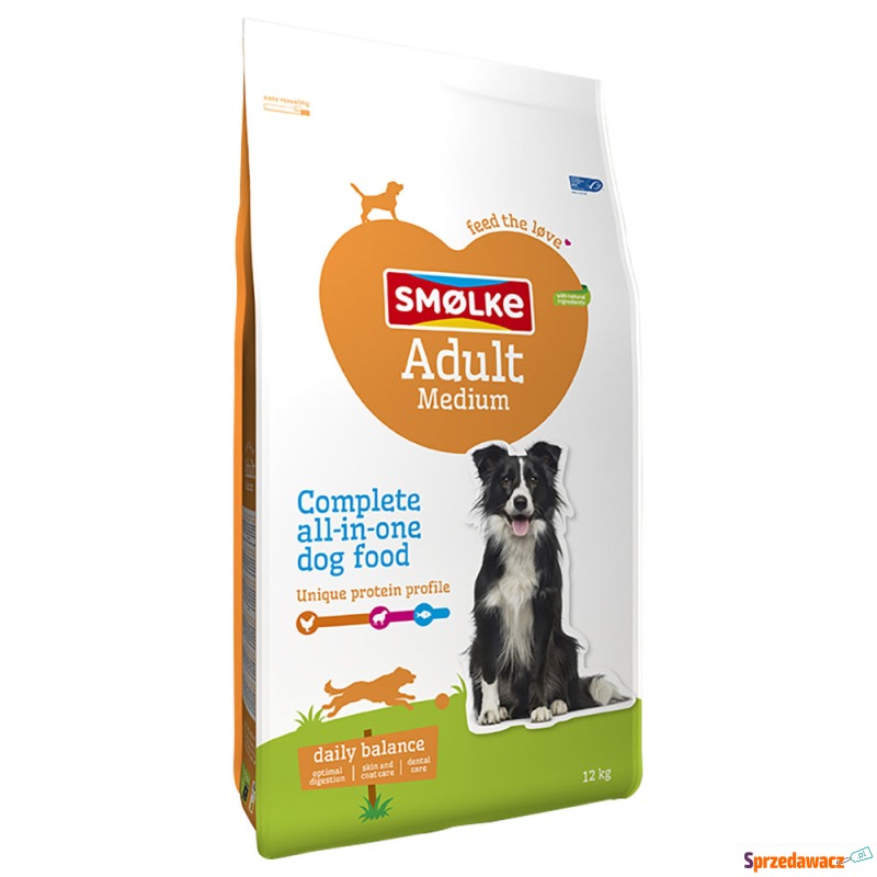 Smølke Adult Medium Dog Food - Podwójne opako... - Karmy dla psów - Włocławek