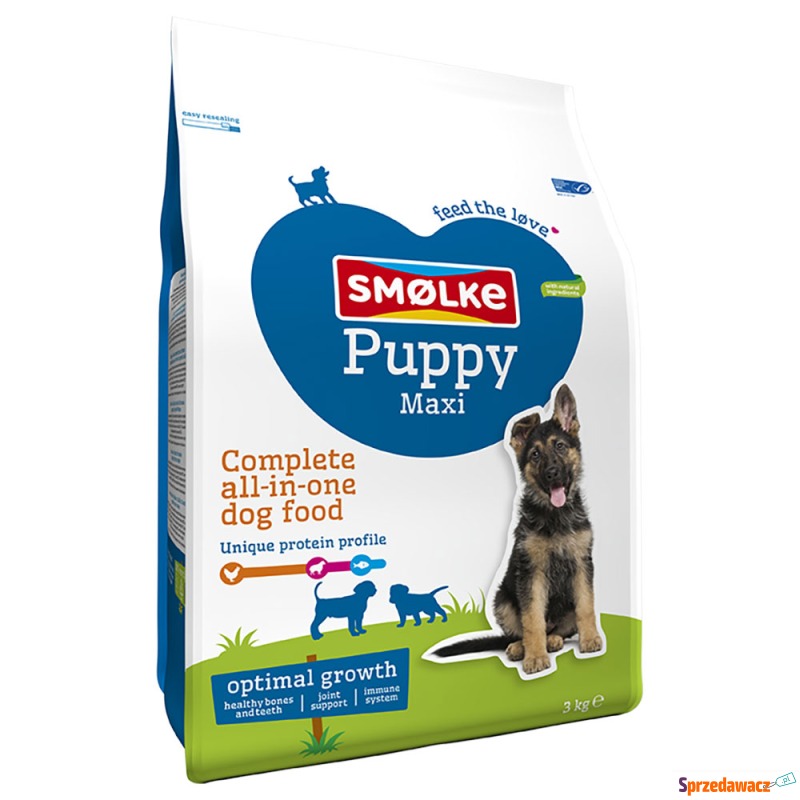 Smølke Puppy Maxi Optimal Growth - 3 kg - Karmy dla psów - Konin