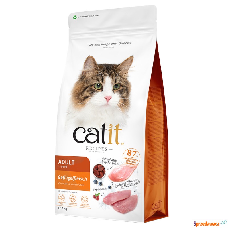 Catit Recipes Adult, Drób - 2 kg - Karmy dla kotów - Kalisz