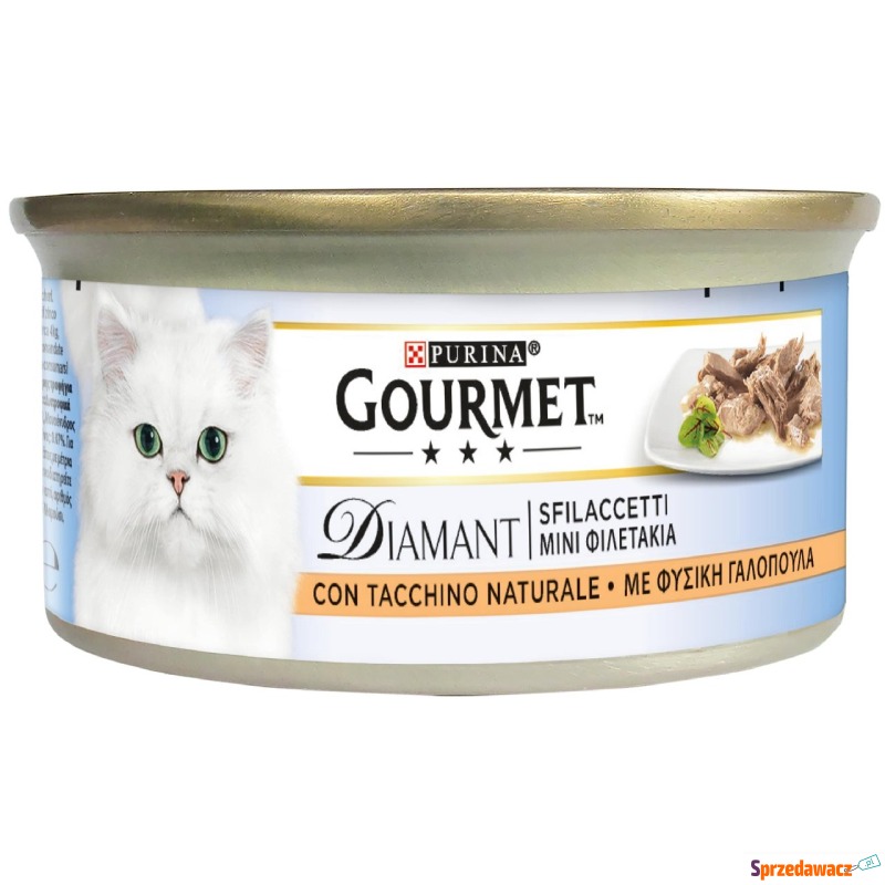 Gourmet Diamant, w sosie, 48 x 85 g - Filety z... - Karmy dla kotów - Radom