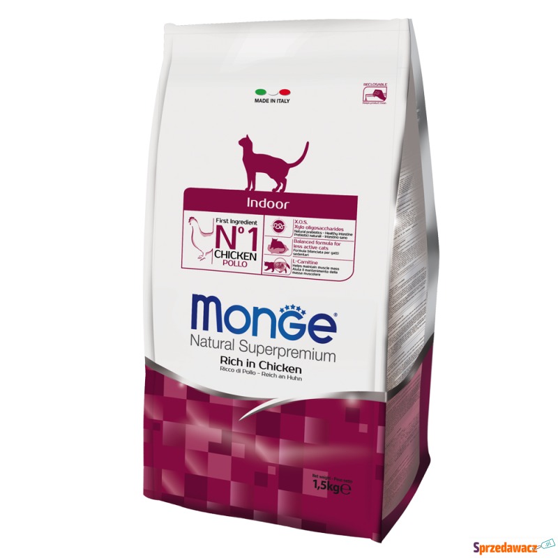 Monge Super Premium Indoor Cat - 1,5 kg - Karmy dla kotów - Grodzisk Mazowiecki