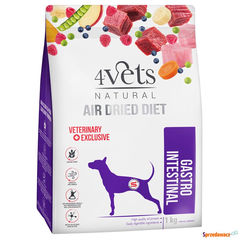 4Vets Natural Canine Gastro Intestinal - 2 x 1... - Karmy dla psów - Zielona Góra