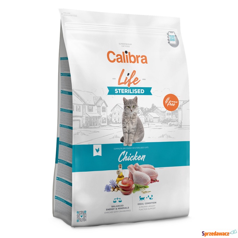 Calibra Cat Life Sterilised, kurczak - 2 x 6 kg - Karmy dla kotów - Radom