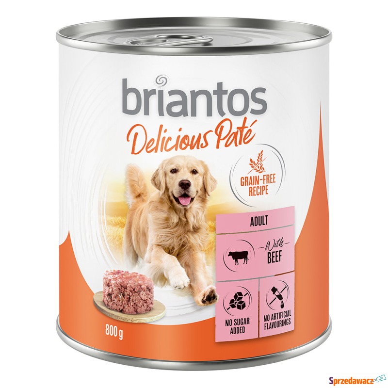 20 + 4 gratis! Briantos Delicious Paté, 24 x 800... - Karmy dla psów - Katowice