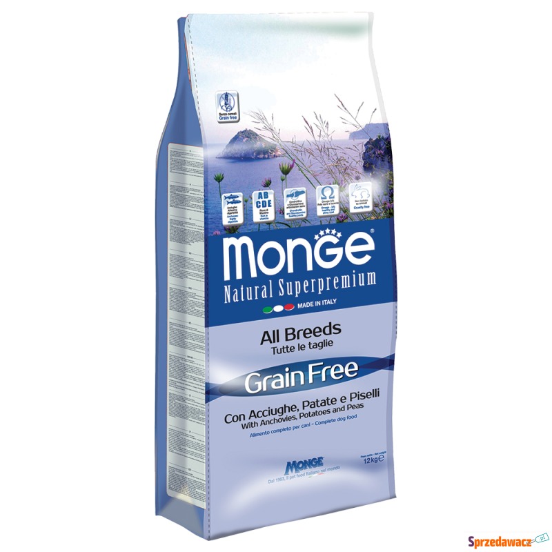 Monge Superpremium Grain Free All Breeds, sardele... - Karmy dla psów - Elbląg