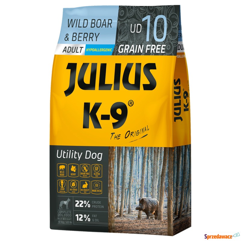 JULIUS K-9 Adult, dzik i jagoda - 10 kg - Karmy dla psów - Płock