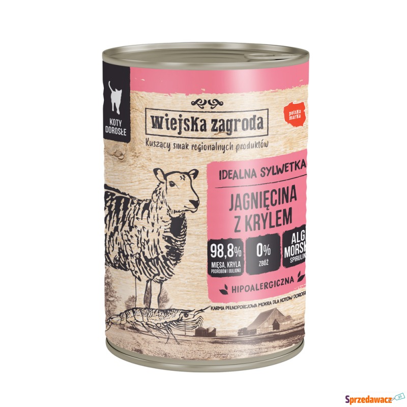 Megapakiet Wiejska Zagroda, 36 x 400 g - Jagn... - Karmy dla kotów - Białystok