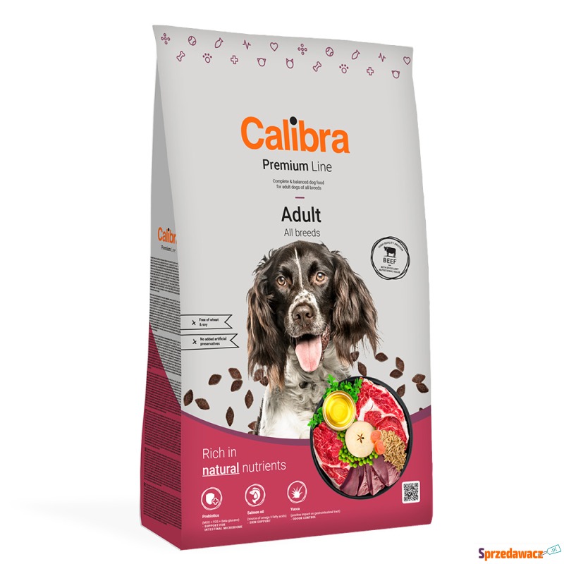 Calibra Dog Premium Line Adult Wołowina - 12 kg - Karmy dla psów - Łódź