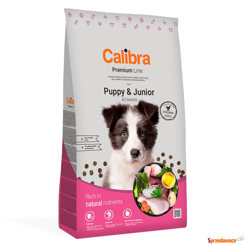 Calibra Dog Premium Line Puppy & Junior Chicken... - Karmy dla psów - Skarżysko-Kamienna