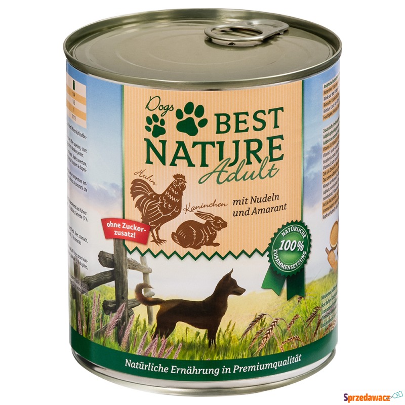 Best Nature Dog Adult, 6 x 800 g - Królik, ku... - Karmy dla psów - Płock