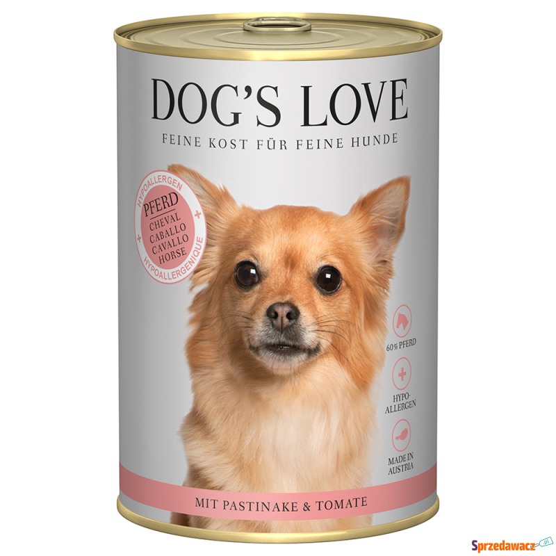 Dog´s Love Hypoallergen, 6 x 400 g - Konina - Karmy dla psów - Stalowa Wola