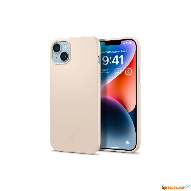 Etui Spigen Thin Fit do iPhone 14 Plus, beżowe - Etui na telefon - Kalisz