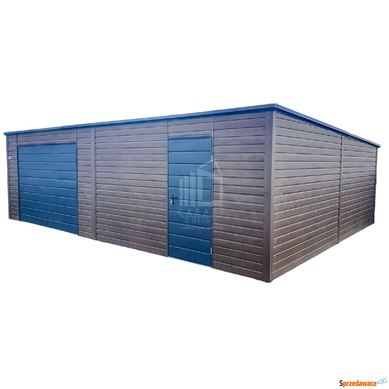 Garaż Blaszany 8x6m Brama Uchylna...