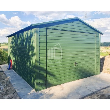 Garaż Blaszany 3,5x6m Brama Uchylna - Zielony... - Garaże i wiaty - Zamość - zdjęcie 3