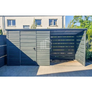 Schowek - Domek Ogrodowy - 2,5x1,5m + Wiata 2,2m... - Altany, domki, namioty - Poznań - zdjęcie 3