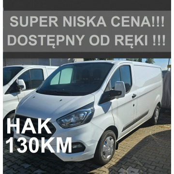 Ford Transit Custom - L2 130KM Hak hol. L2  Super Niska Cena Dostępny od ręki   1503zł