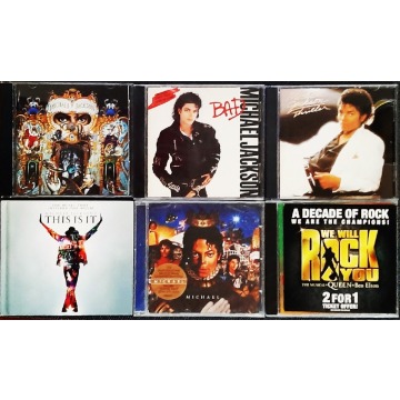Polecam Kolekcję 5 Najlepszych Albumów CD-6 Płyt Michael Jackson 6CD