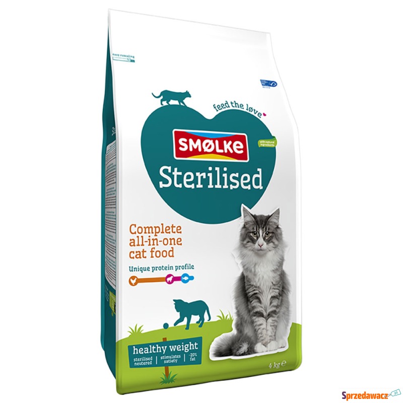 Smølke Sterilised / Weight Control - 2 x 4 kg - Karmy dla kotów - Koszalin