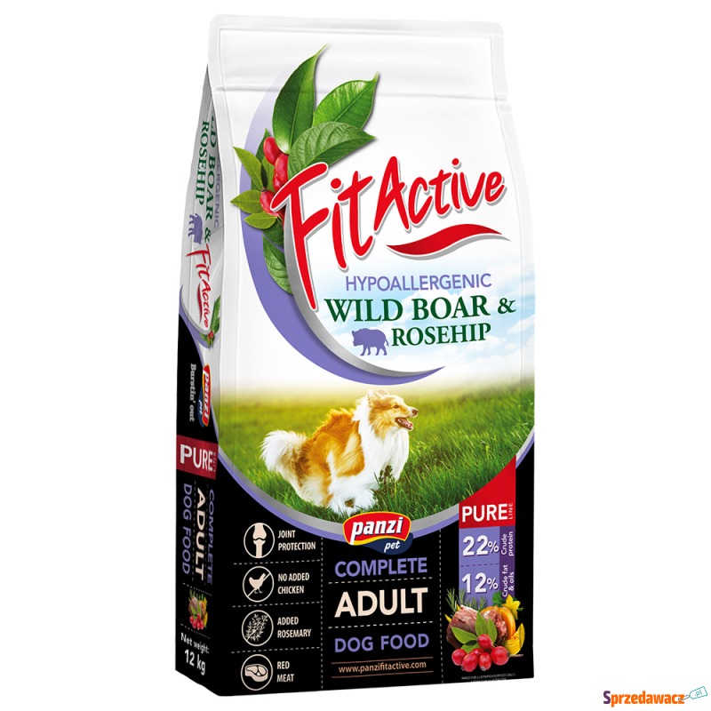 FitActive Pure Hypoallergenic, dziczyzna i owoce... - Karmy dla psów - Radom