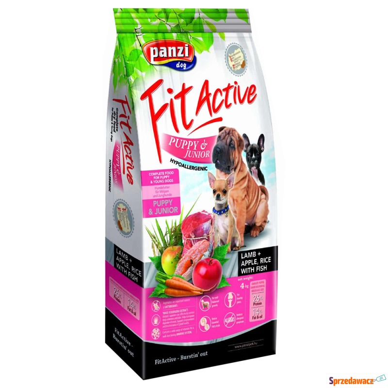 FitActive Premium Puppy, jagnięcina - 4 kg - Karmy dla psów - Mysłowice