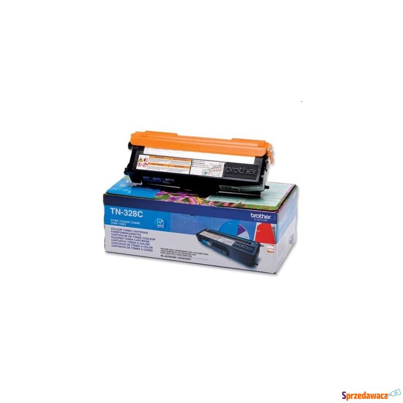 Toner Oryginalny Brother TN-328C (TN328C) (Bł... - Tusze, tonery - Gliwice