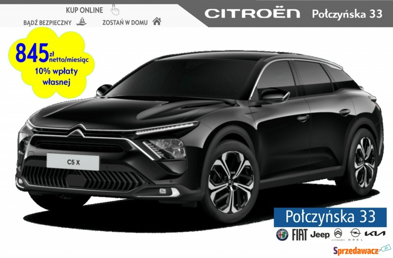 Citroen C5X - 1.2 Purtech 130 KM AT8|Plus|Aut... - Samochody osobowe - Warszawa