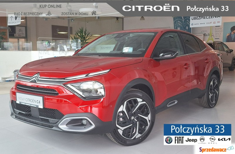 Citroen C4X - 1.2 130 KM AT8 MAX | Grzane fotele... - Samochody osobowe - Warszawa