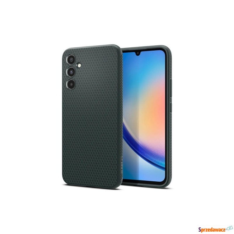 Etui Spigen Liquid Air do Galaxy A34 5G, zielone - Etui na telefon - Zamość