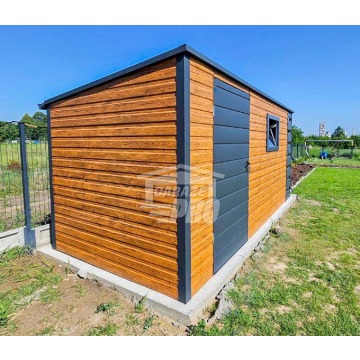 Schowek - Domek Ogrodowy 4,5x2m + Wiata 0,5m -... - Pozostałe artykuły do... - Białogard - zdjęcie 2