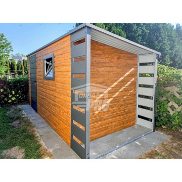 Schowek - Domek Ogrodowy 4,5x2m + Wiata 0,5m -... - Pozostałe artykuły do... - Białogard - zdjęcie 7