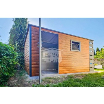 Schowek - Domek Ogrodowy 4,5x2m + Wiata 0,5m -... - Pozostałe artykuły do... - Białogard - zdjęcie 6