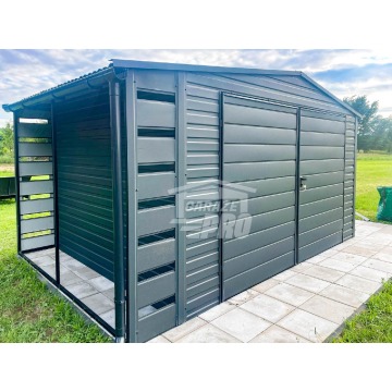 Schowek - domek ogrodowy 4x2,5m + Wiata 0,5m -... - Pozostałe artykuły do... - Radom - zdjęcie 2