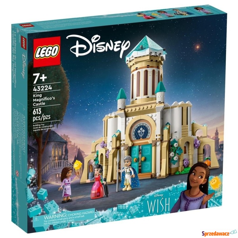 Klocki konstrukcyjne LEGO Disney 43224 Zamek... - Klocki - Kutno