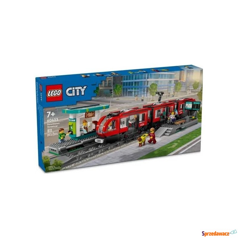 Klocki konstrukcyjne LEGO City 60423 Tramwaj... - Klocki - Kalisz