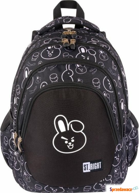 St.Right Clever Bunny BP06 czarno-biały - Tornistry i plecaki... - Olsztyn