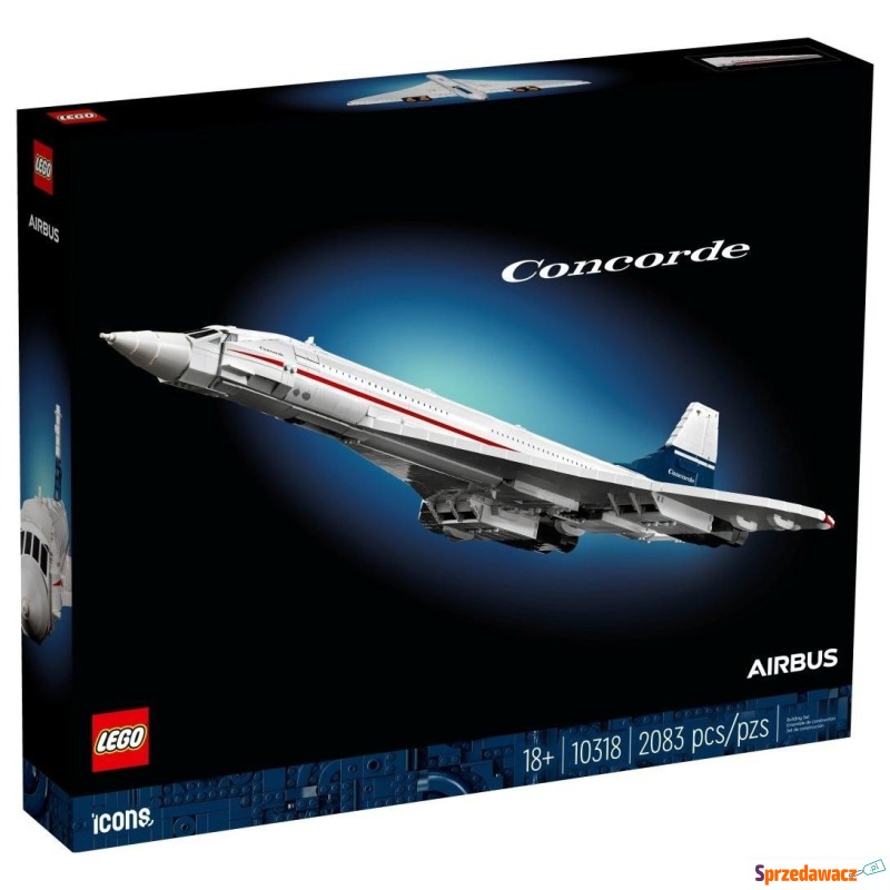 Klocki konstrukcyjne LEGO Icons 10318 Concorde - Klocki - Płock