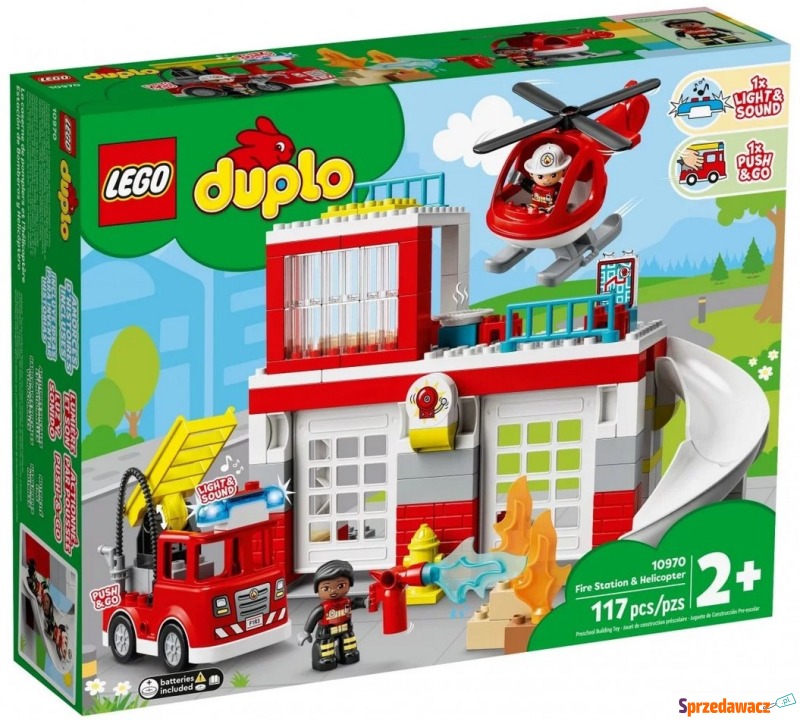 Klocki konstrukcyjne LEGO Duplo10970 Remiza S... - Klocki - Warszawa